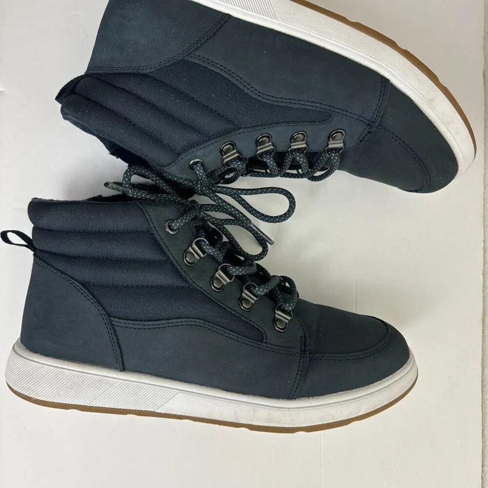 Boys' Damien Boots Navy Blue Size 6  BIG BOY Cat & Jack